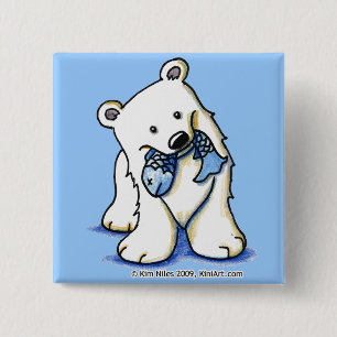 Polar Bear Button