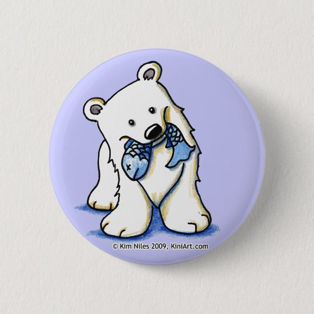 Polar Bear Button (Front)