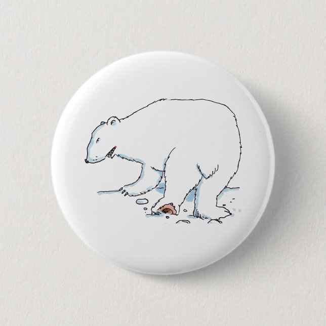 Polar Bear button (Front)