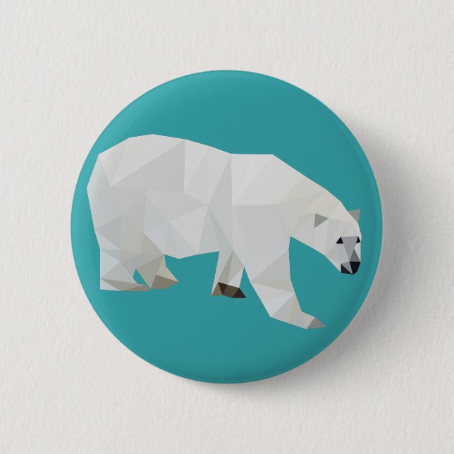Polar Bear button badge (Front)