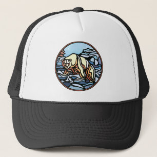 Polar Bear Caps & Hats Wildlife Bear Art Hat