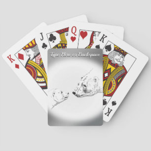 Polar Bear Cards Custom Mother Bear Playing Cards