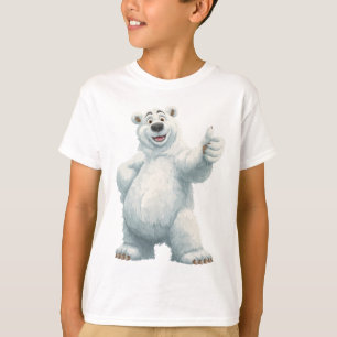 Polar Bear Cartoon T-Shirt