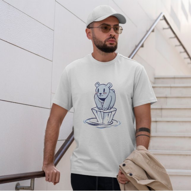 Polar Bear Cartoon T-Shirt (Creator Uploaded)