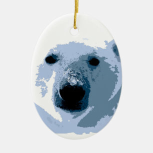 Polar Bear Ceramic Tree Decoration