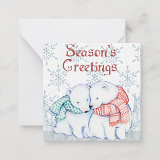 Polar Bear Christmas Card