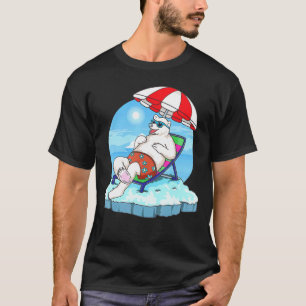 Polar Bear Christmas In July Winter Holidays Clima T-Shirt