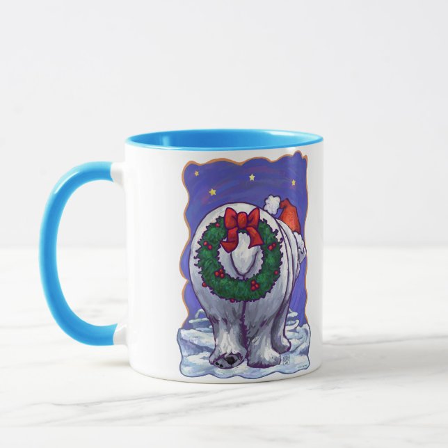 Polar Bear Christmas Mug (Left)