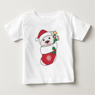 Polar Bear Christmas Snow Winter Animals Polar Baby T-Shirt