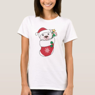 Polar Bear Christmas Snow Winter Animals Polar T-Shirt