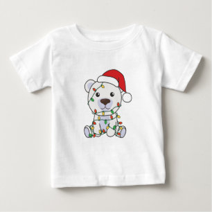 Polar Bear Christmas Winter Animals Polar Bears Baby T-Shirt