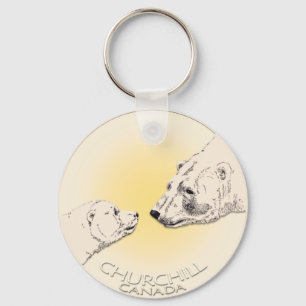 Polar Bear Chuchill Key Chain Souvenir Keychain