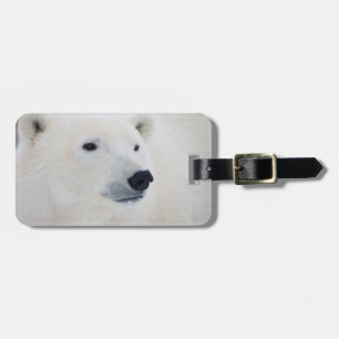 Polar Bear Churchill Luggage Tag