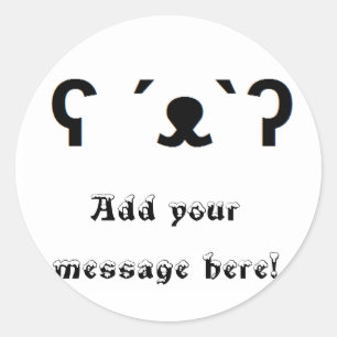 Polar Bear Classic Round Sticker