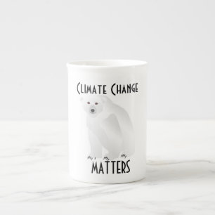 Polar Bear Climate Change Matters Bone China Mug