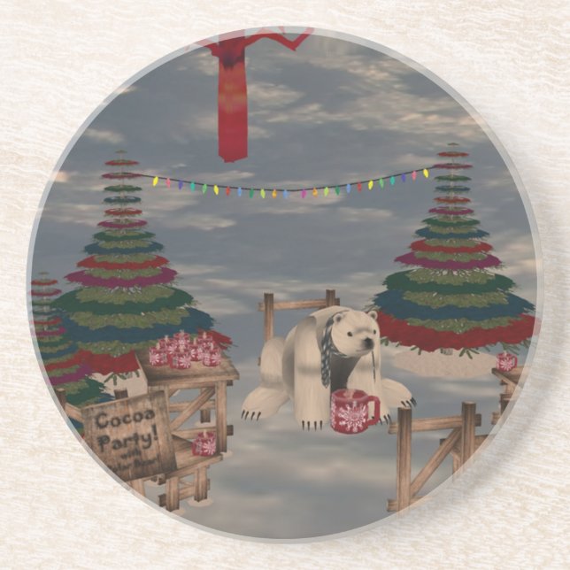 Polar Bear Coaster (Front)