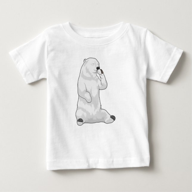 Polar bear Coffee Cup Baby T-Shirt (Front)