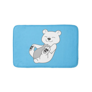 Polar Bear Cub Bath Mat