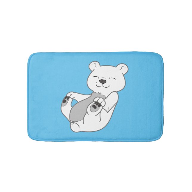Polar Bear Cub Bath Mat (Front)
