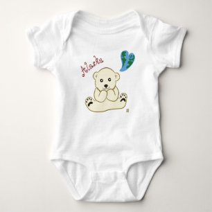 Polar Bear Cub Bodysuit for Baby