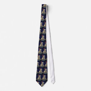 Polar Bear Cub Christmas Tie