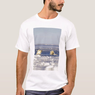 Polar bear cubs playing T-Shirt