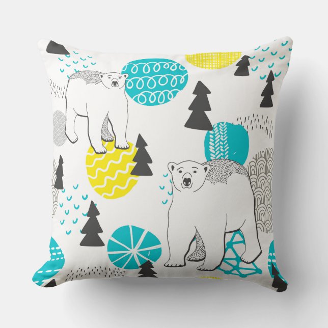 Polar bear cushion (Front)