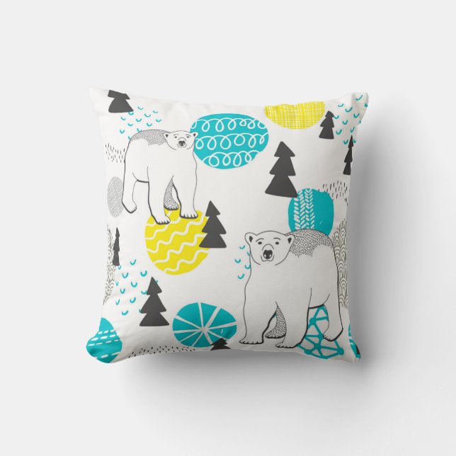 Polar bear cushion (Front)