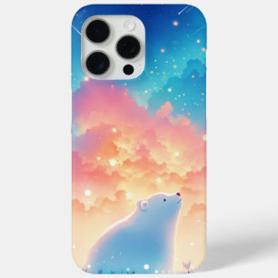 Polar Bear Daydreaming iPhone 15 Pro Max Case