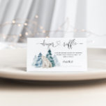 Polar bear Diaper raffle ticket Enclosure Card<br><div class="desc">Polar bear Diaper raffle ticket Enclosure Card. 
Matching items available.</div>