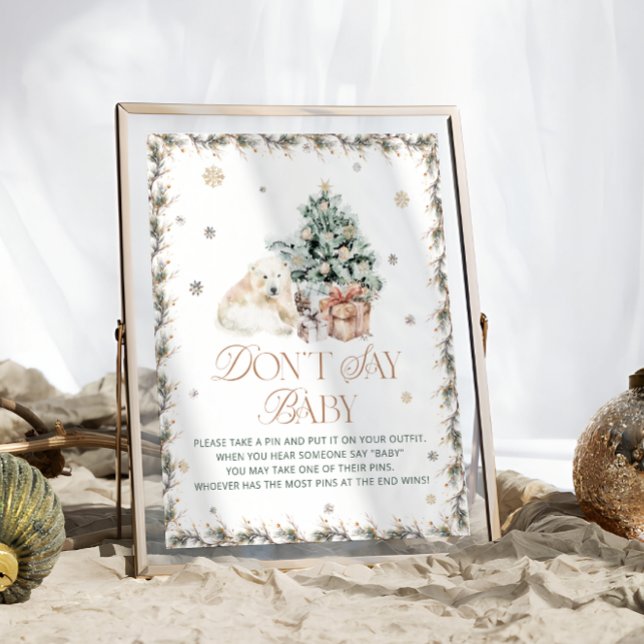 Polar Bear Don't Say Baby Game Poster (Creator Uploaded)