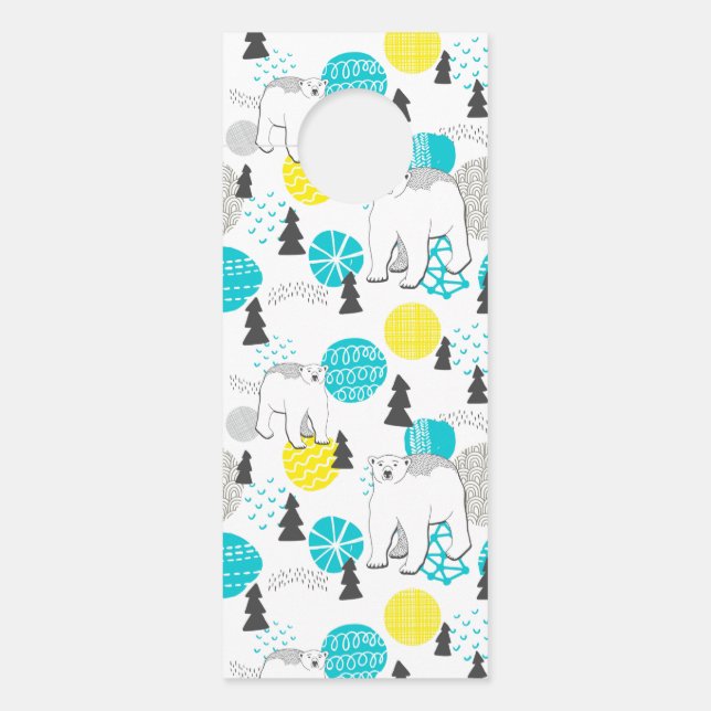 Polar bear door hanger (Front)