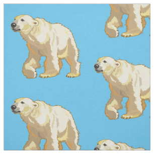 polar bear fabric