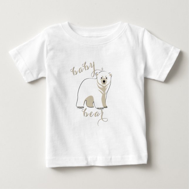 Polar Bear Family  Baby Bear 2 T-Shirt (Front)