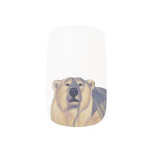 Polar Bear Fingernails Cool Bear Decor