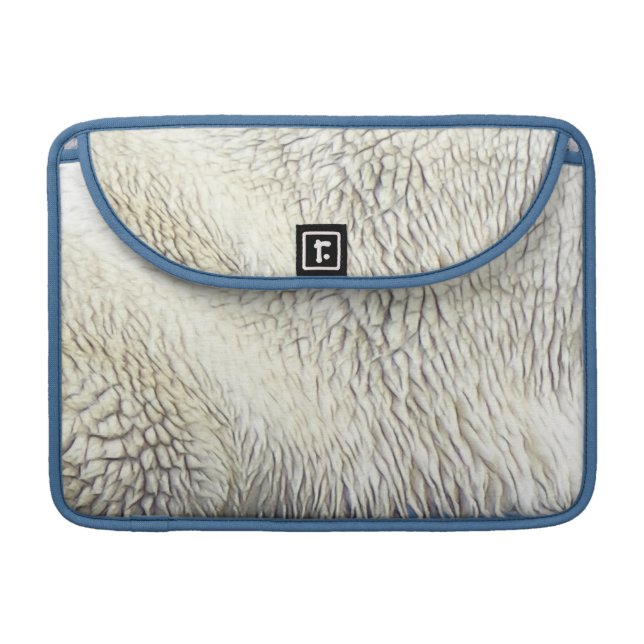 Polar Bear Fur MacBook Sleeve Sleeve For MacBook Pro (Front Closed)