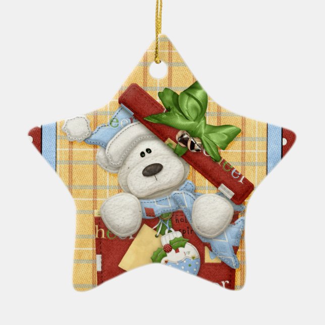 Polar Bear Gift Keepsake Ornament (Front)