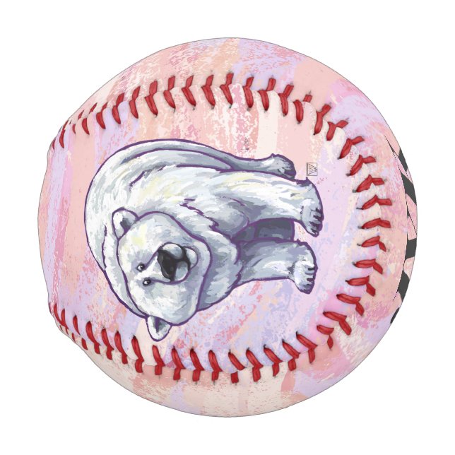 Polar Bear Gifts & Accessories Baseball (Front Right)