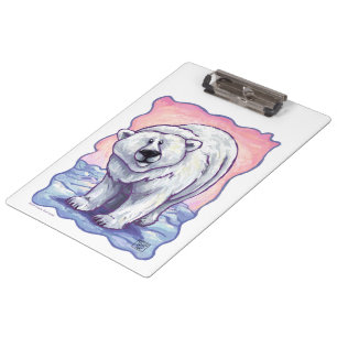 Polar Bear Gifts & Accessories Clipboard