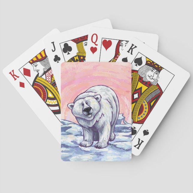 Polar Bear Gifts & Accessories Playing Cards (Back)