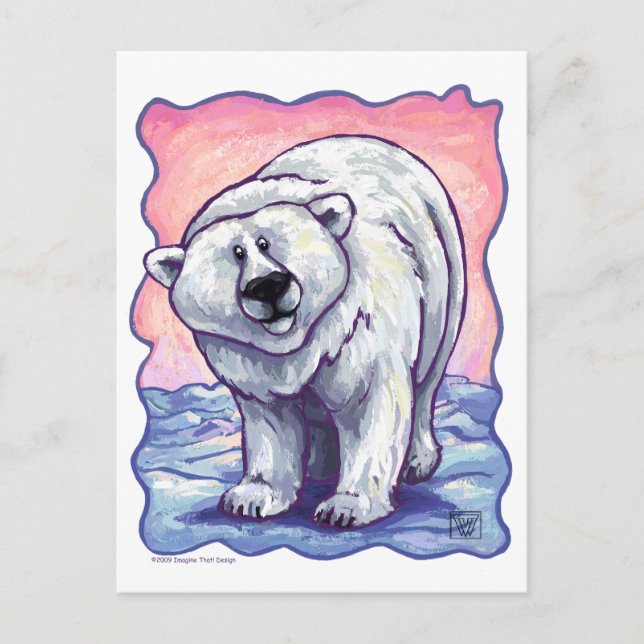 Polar Bear Gifts & Accessories Postcard (Front)