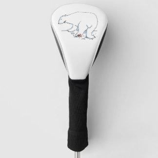 Polar Bear golf driver cover