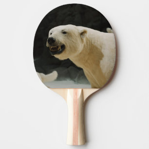 Polar Bear Grin Ping Pong Paddle