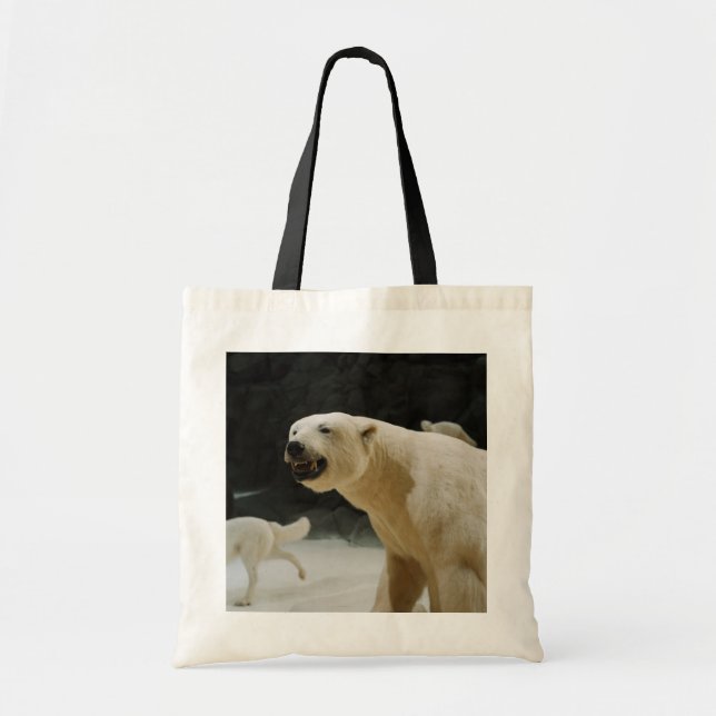 Polar Bear Grin Tote Bag (Front)