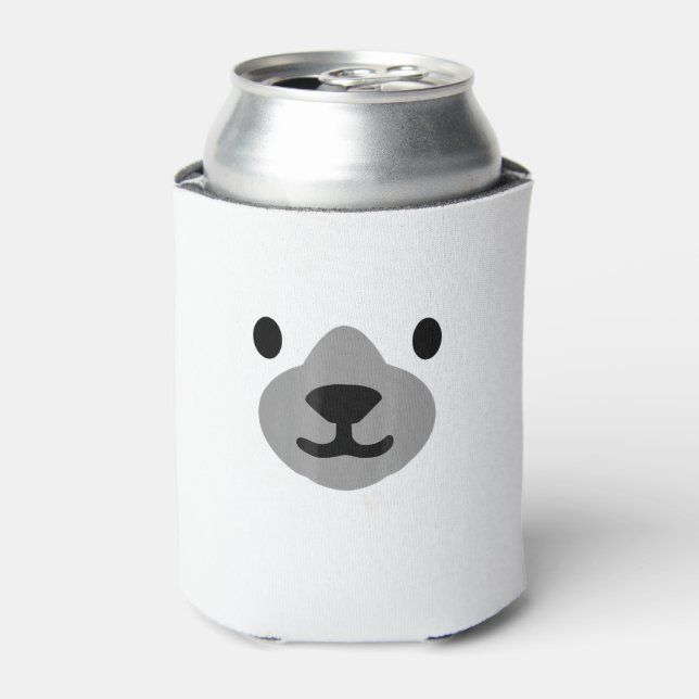 Polar Bear Halloween Costume  Funny Adults Kids Can Cooler (Can Front)