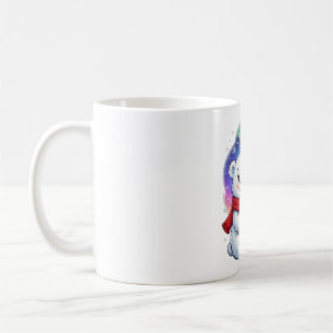 Polar Bear Hot Cocoa Christmas Coffee Mug