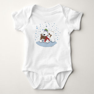 Polar Bear & Husky Friends Infant Tee