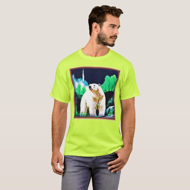 Polar Bear in The Wild. Buy Now T-Shirt (Front Full)