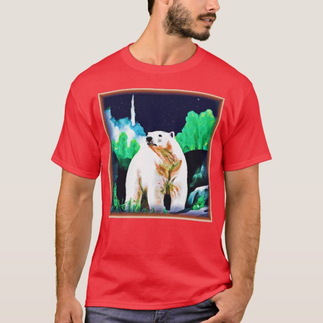Polar Bear in The Wild. Buy Now T-Shirt (Front)