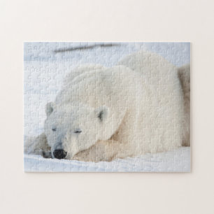 Polar Bear in winter Jigsaw Puzzle